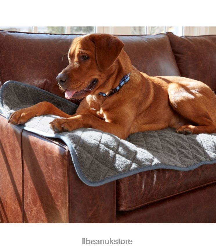 Home Goods L.L.Bean Rugged Quilted Dog Blanket Platinum Unisex 0VRR665257