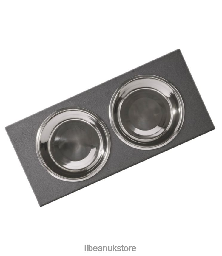 Home Goods L.L.Bean All-Weather Pet Feeder Slate Gray Unisex 0VRR663960