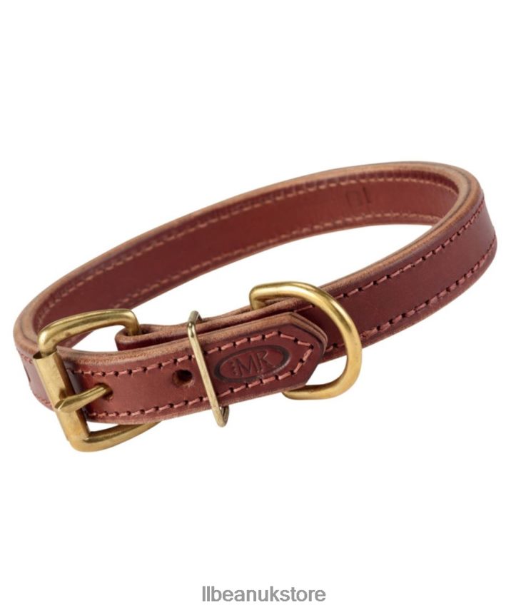 Home Goods L.L.Bean Boyt High Prairie Leather Dog Collar Mahogany Unisex 0VRR661941