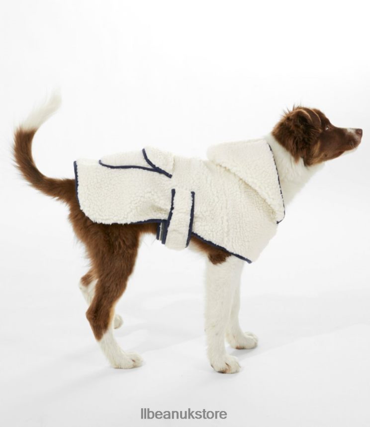 Home Goods L.L.Bean Mountain Pile Fleece Jacket for Dogs Natural Unisex 0VRR661286