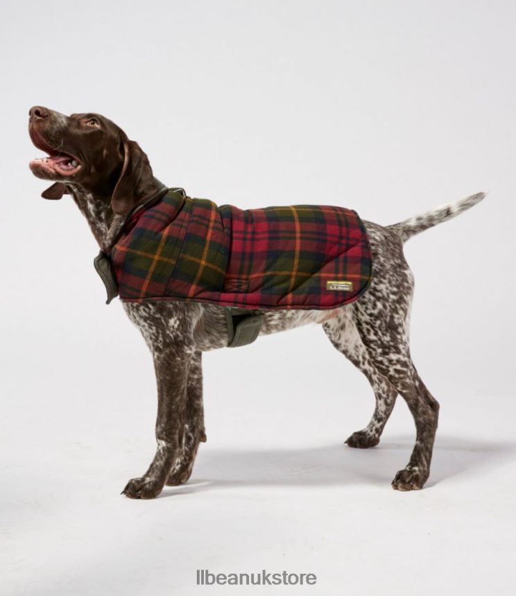 Home Goods L.L.Bean Reversible Field Coat for Dogs Saddle Unisex 0VRR661273