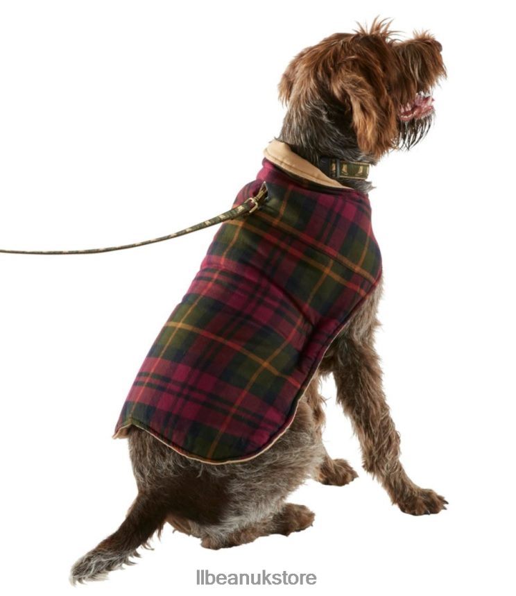 Home Goods L.L.Bean Reversible Field Coat for Dogs Saddle Unisex 0VRR661273
