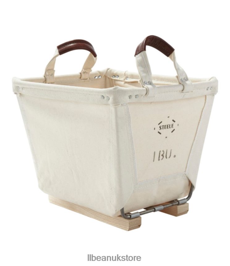 Home Decor L.L.Bean Steele Small Carry Basket With Wood Runners Natural Unisex 0VRR662888