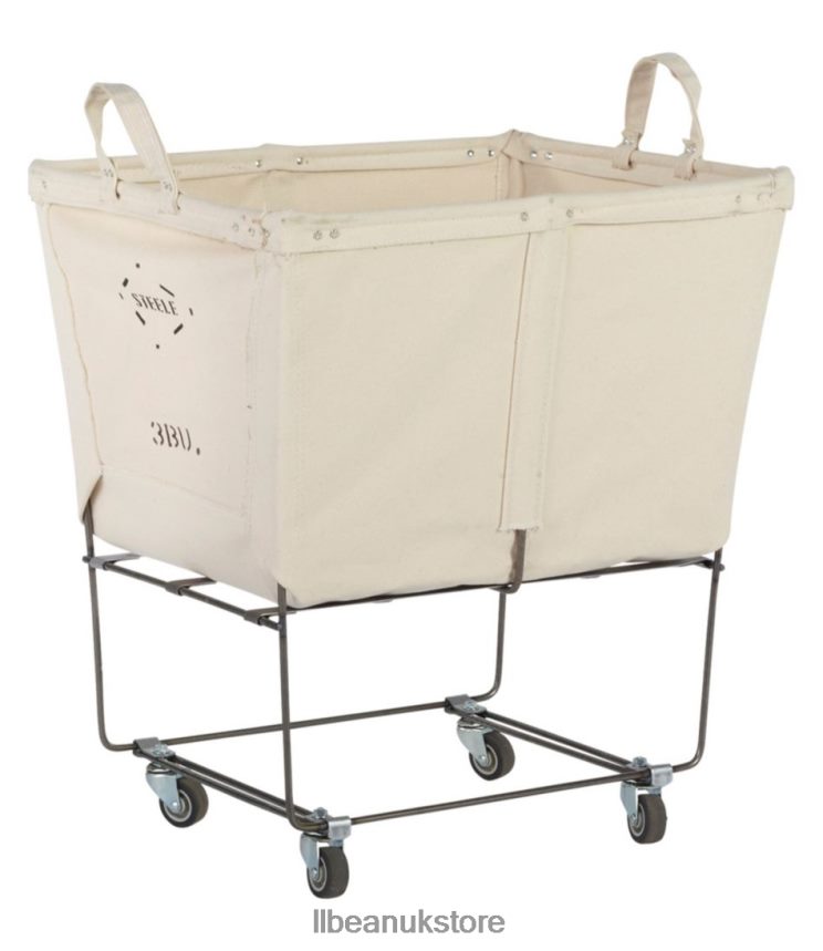 Home Decor L.L.Bean Steele Three Bushel Elevated Cart with Casters Natural Unisex 0VRR662750