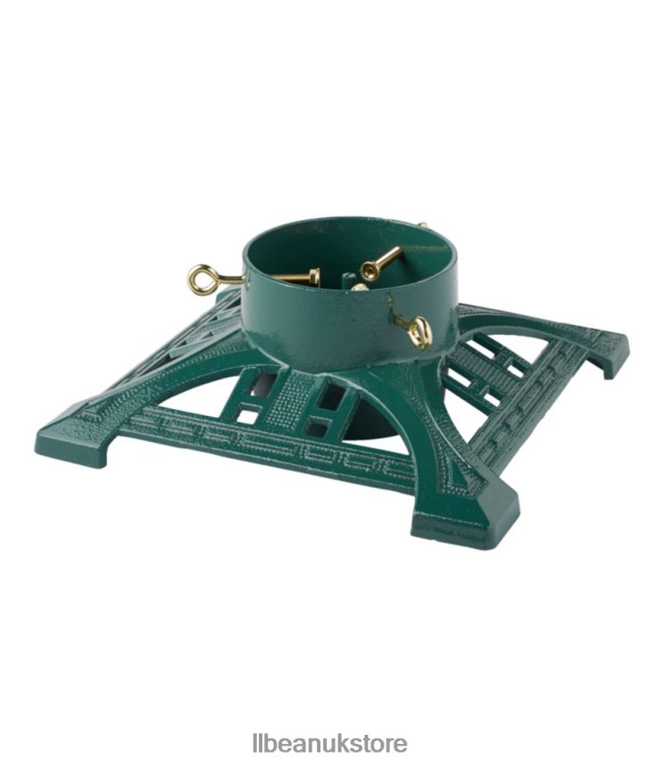 Home Decor L.L.Bean Heirloom Cast Iron Christmas Tree Stand Green Unisex 0VRR662553