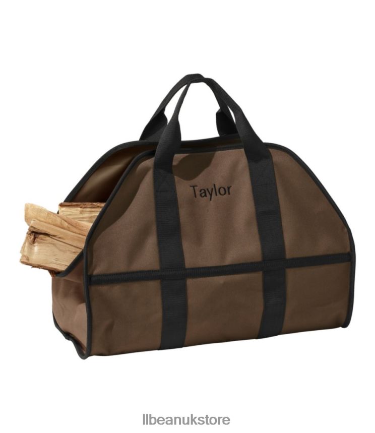 Home Decor L.L.Bean Dura-Tough Standing Log Carrier Bark Unisex 0VRR662674