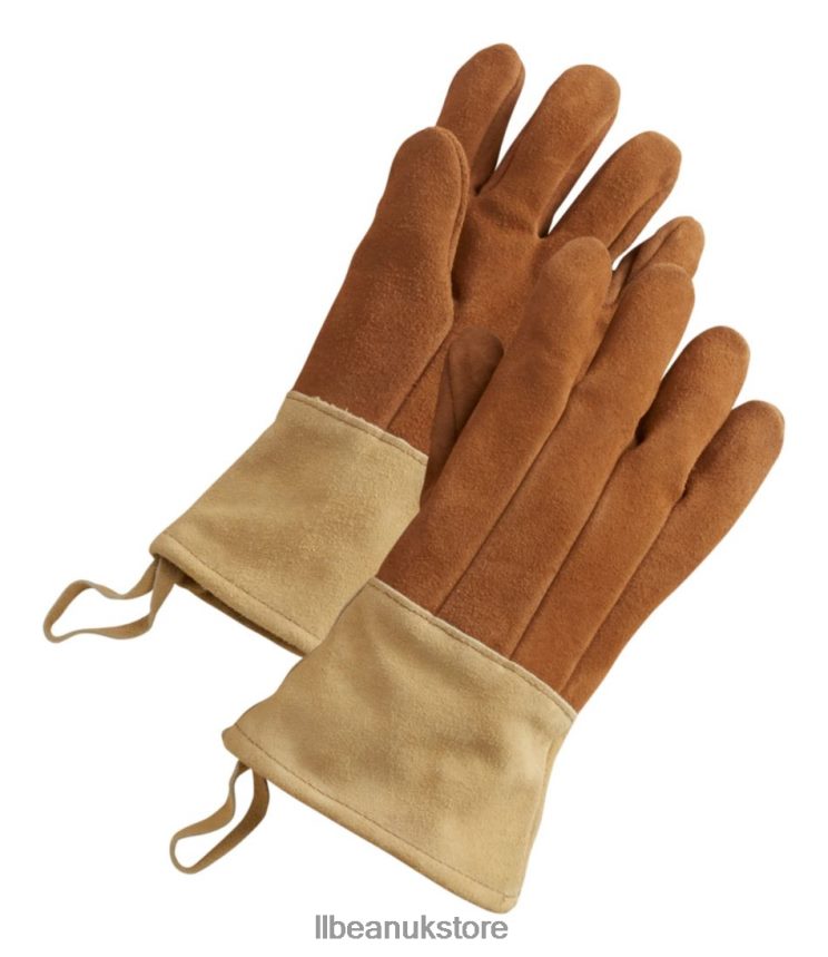 Home Decor L.L.Bean Fireplace Gloves Saddle Unisex 0VRR662691