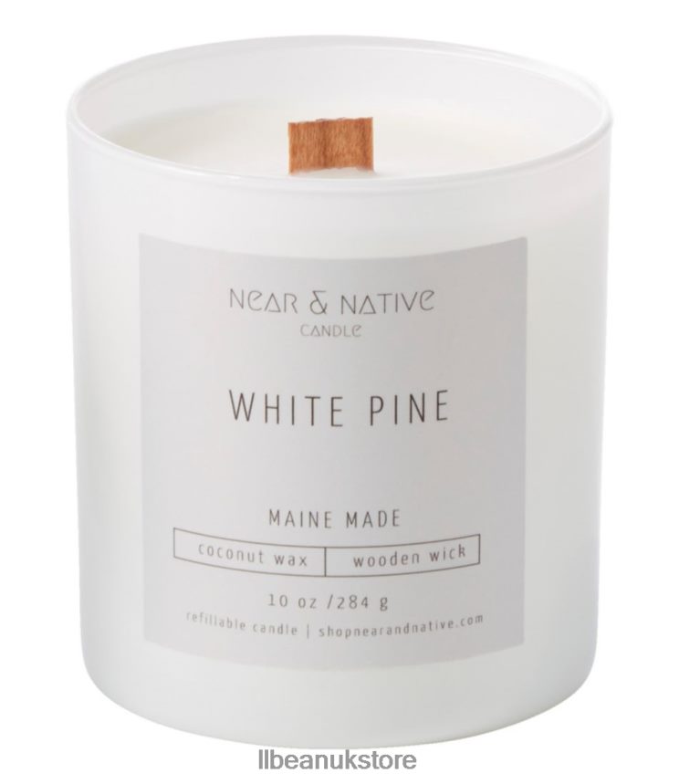 Home Decor L.L.Bean Near and Native Candles White Pine Unisex 0VRR665630