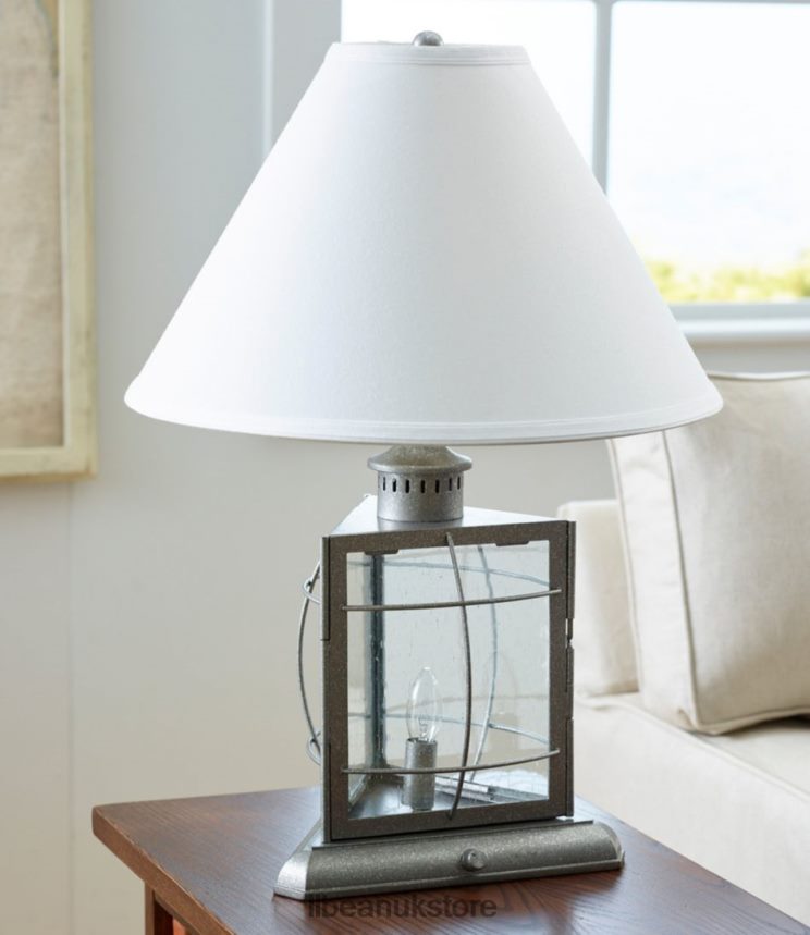 Home Decor L.L.Bean Hurricane Table Lamp Black Unisex 0VRR662826