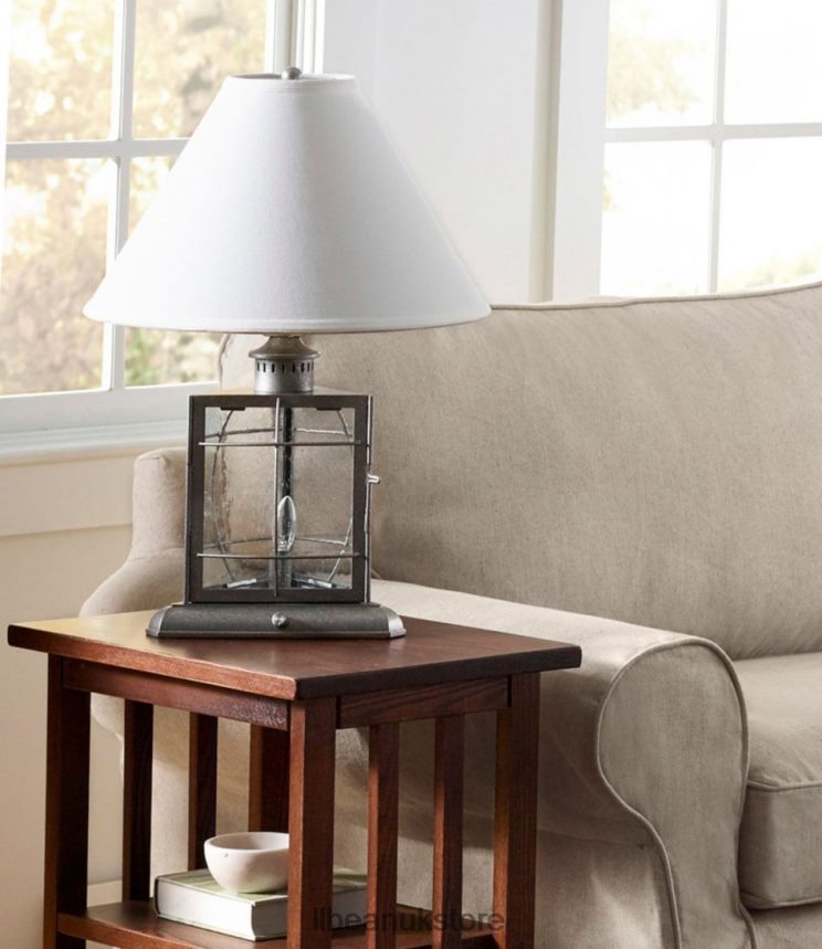 Home Decor L.L.Bean Hurricane Table Lamp Black Unisex 0VRR662826