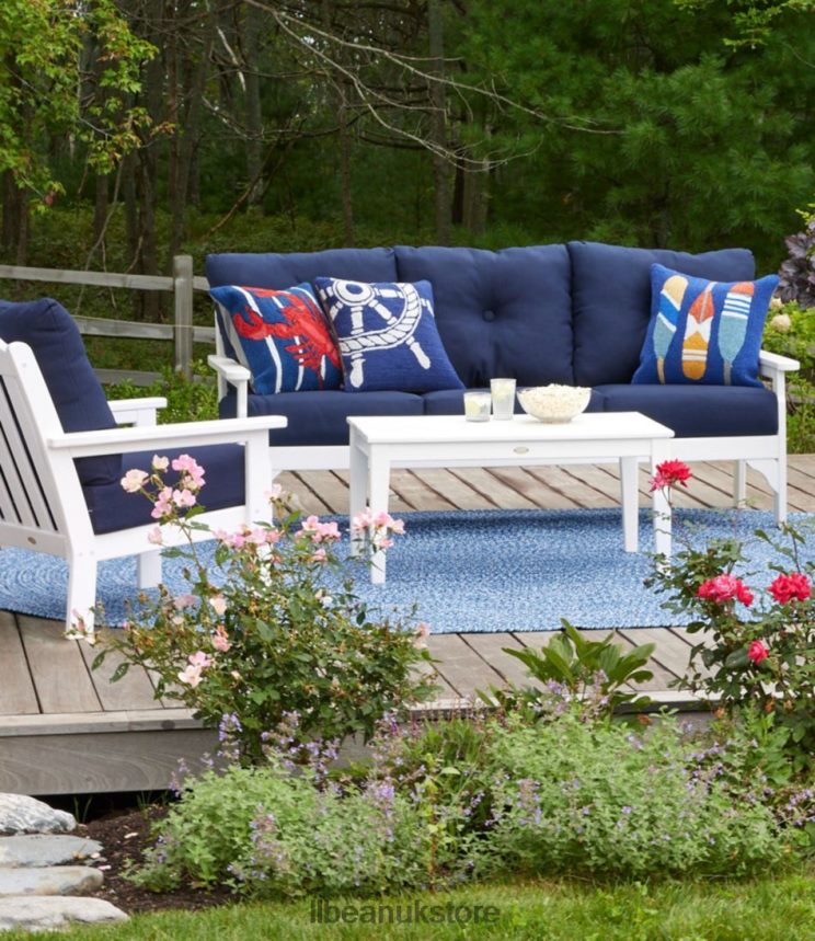 Home Decor L.L.Bean Indoor/Outdoor Hooked Pillow Lobster Multi Unisex 0VRR662741