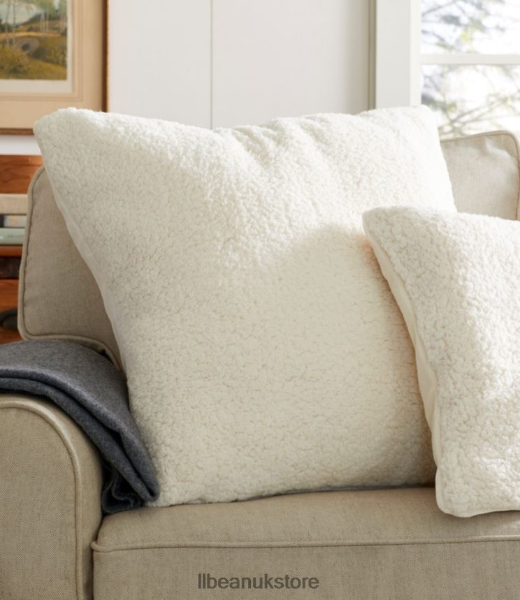 Home Decor L.L.Bean Wicked Plush Throw Pillow Federal Gray Unisex 0VRR666303