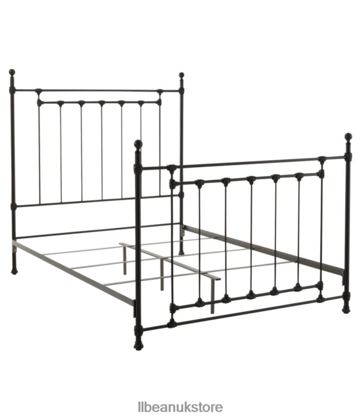 Indoor Furniture L.L.Bean Farmhouse Iron Bed Black Unisex 0VRR662864