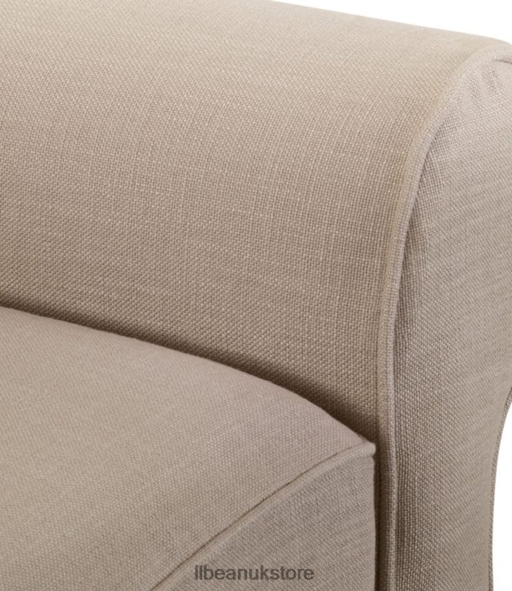 Indoor Furniture L.L.Bean Pine Point Slipcovered Chair Performance Linen Blue Unisex 0VRR664547