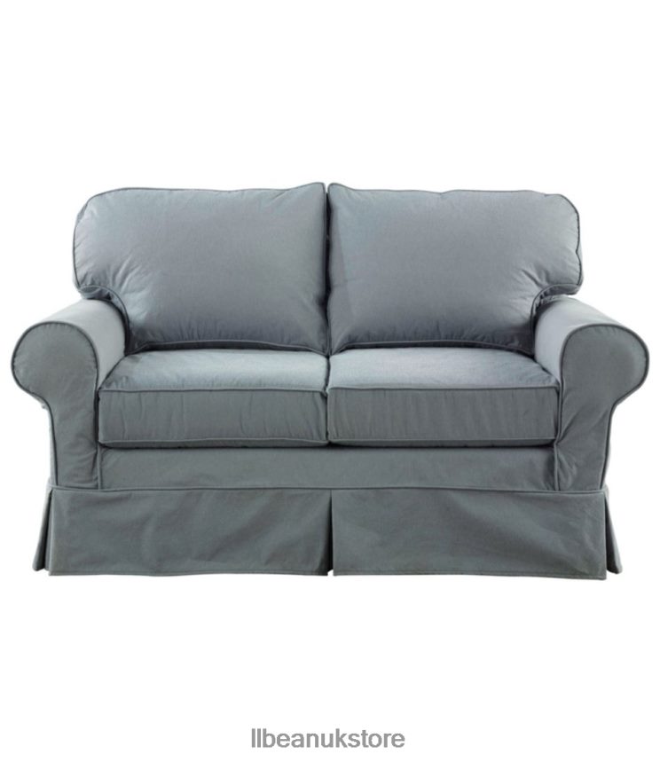 Indoor Furniture L.L.Bean Pine Point Slipcovered Love Seat Chambray Unisex 0VRR664545