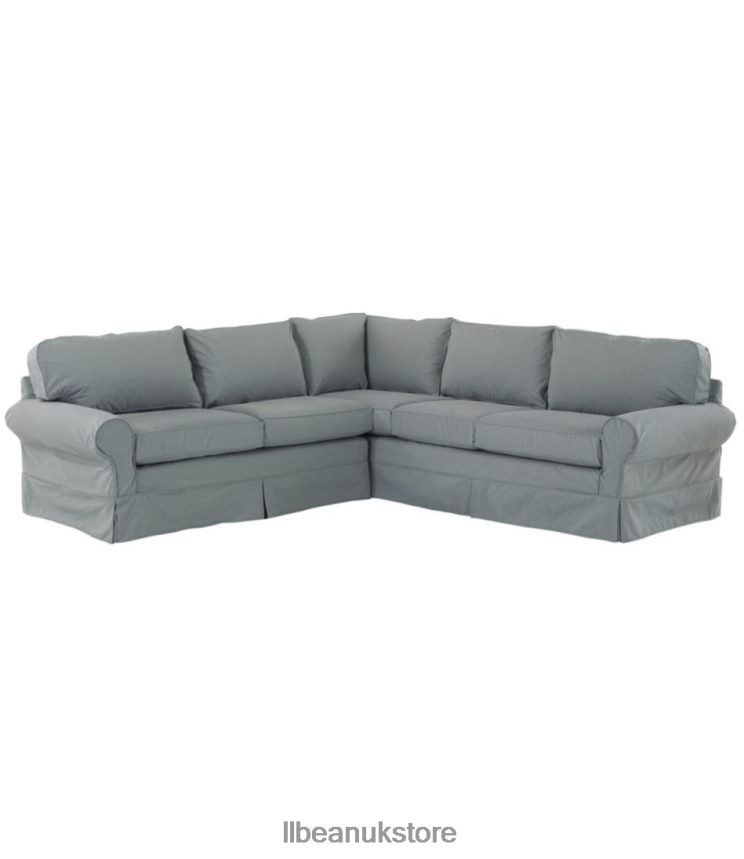 Indoor Furniture L.L.Bean Pine Point Slipcovered Sectional Chambray Unisex 0VRR664544