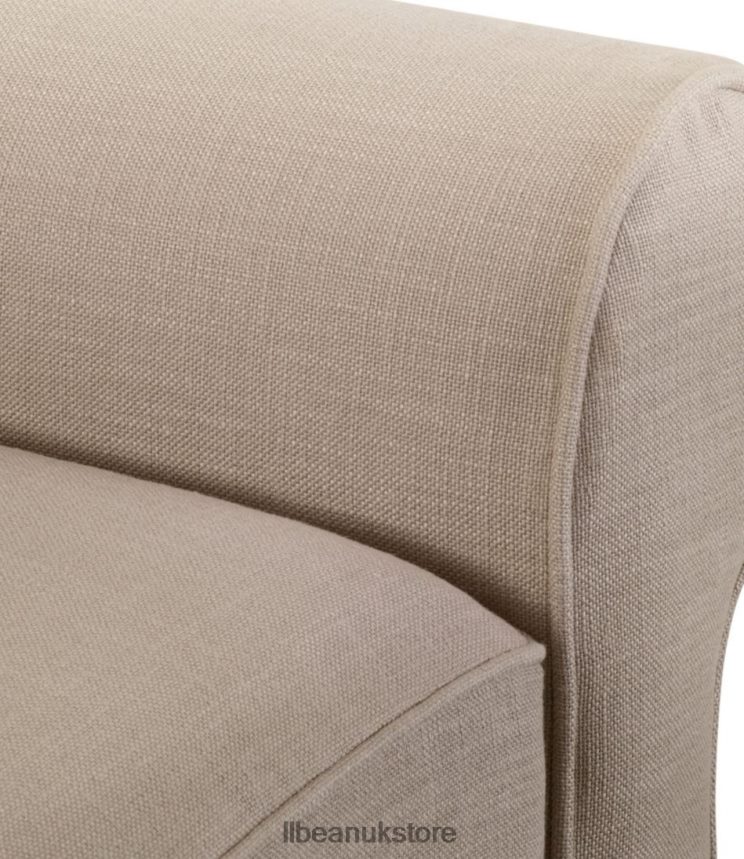 Indoor Furniture L.L.Bean Pine Point Slipcovered Sectional Performance Linen Khaki Unisex 0VRR662907