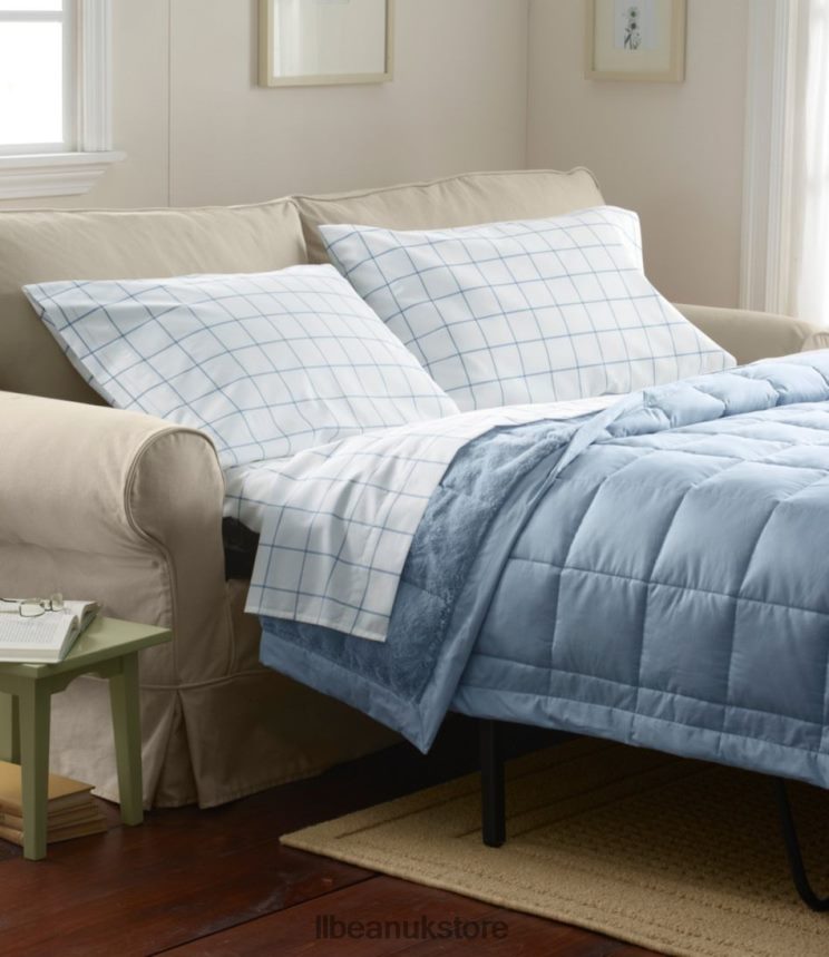 Indoor Furniture L.L.Bean Pine Point Slipcovered Sleeper Sofa Chambray Unisex 0VRR664550