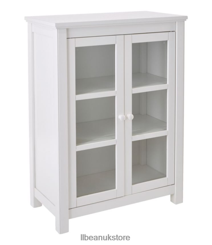 Indoor Furniture L.L.Bean Painted Farmhouse Cabinet Paperwhite Unisex 0VRR662861