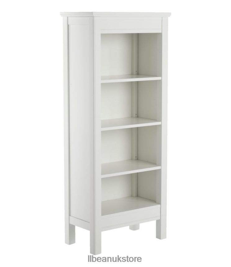 Indoor Furniture L.L.Bean Painted Farmhouse Four-Shelf Bookcase Paperwhite Unisex 0VRR662867