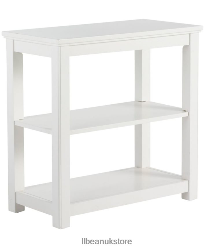 Indoor Furniture L.L.Bean Painted Farmhouse Two-Shelf Console Paperwhite Unisex 0VRR662872