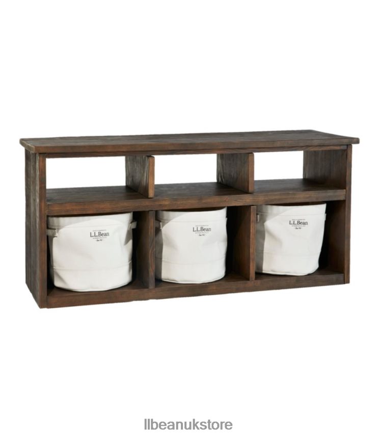 Indoor Furniture L.L.Bean Rough Pine Storage Bench Rustic Natural Unisex 0VRR662880