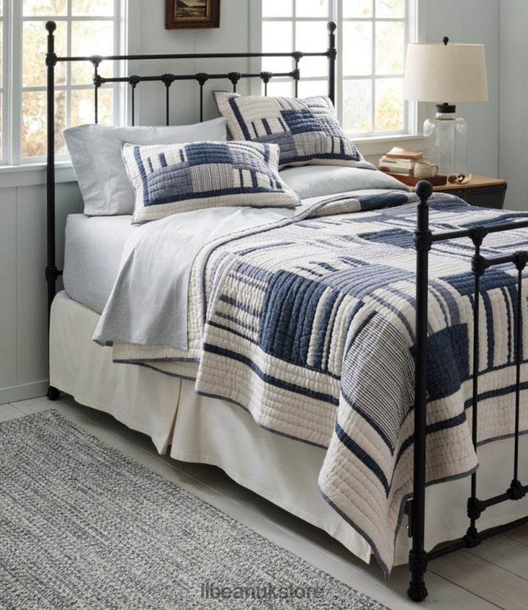 Home Goods L.L.Bean All-Weather Braided Rug Concentric Pattern Rectangular Indigo Multi Unisex 0VRR665602
