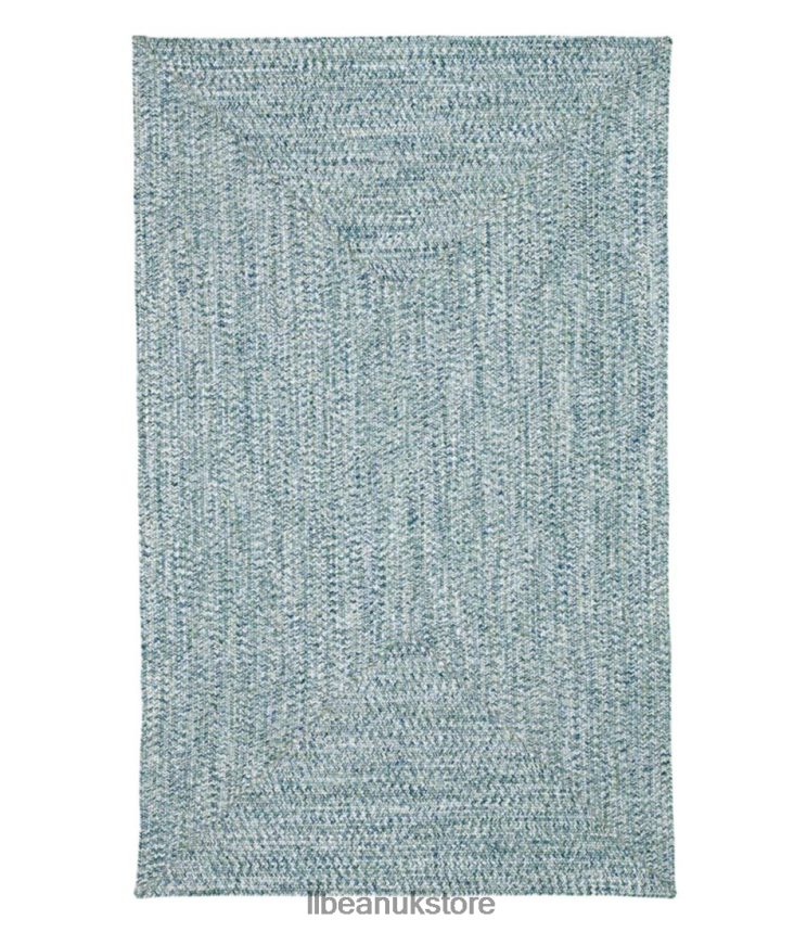 Home Goods L.L.Bean All-Weather Braided Rug Concentric Pattern Rectangular Ocean Unisex 0VRR662659