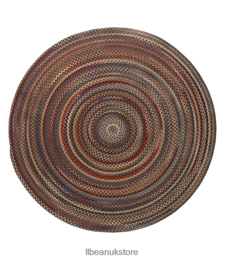 Home Goods L.L.Bean Braided Wool Rug Chestnut Unisex 0VRR662798