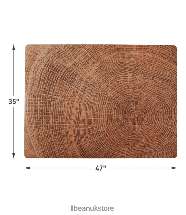 Home Goods L.L.Bean Office Chair Mat Wood Grain Multi Unisex 0VRR662775