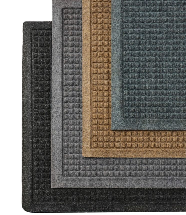 Home Goods L.L.Bean Everyspace Recycled Waterhog Boot Mat Charcoal Unisex 0VRR664397