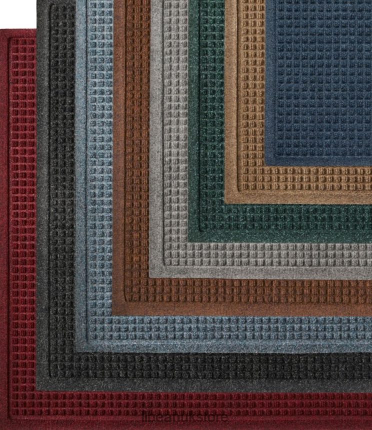 Home Goods L.L.Bean Everyspace Recycled Waterhog Doormat Crescent Blue Unisex 0VRR667118