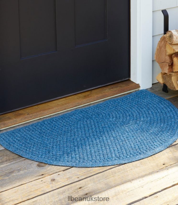 Home Goods L.L.Bean Everyspace Recycled Waterhog Doormat Crescent Medium Gray Unisex 0VRR667319