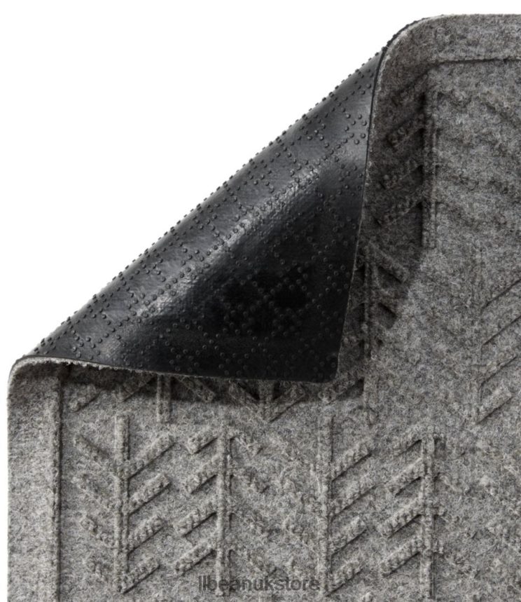 Home Goods L.L.Bean Everyspace Recycled Waterhog Doormat Crescent Trees Blue Unisex 0VRR667146