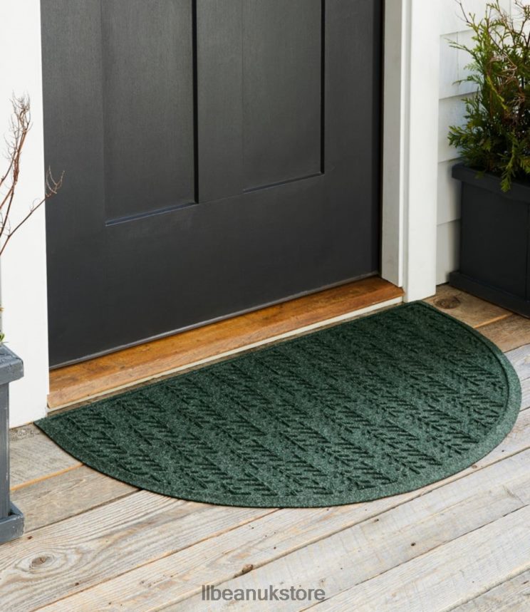 Home Goods L.L.Bean Everyspace Recycled Waterhog Doormat Crescent Trees Evergreen Unisex 0VRR665560
