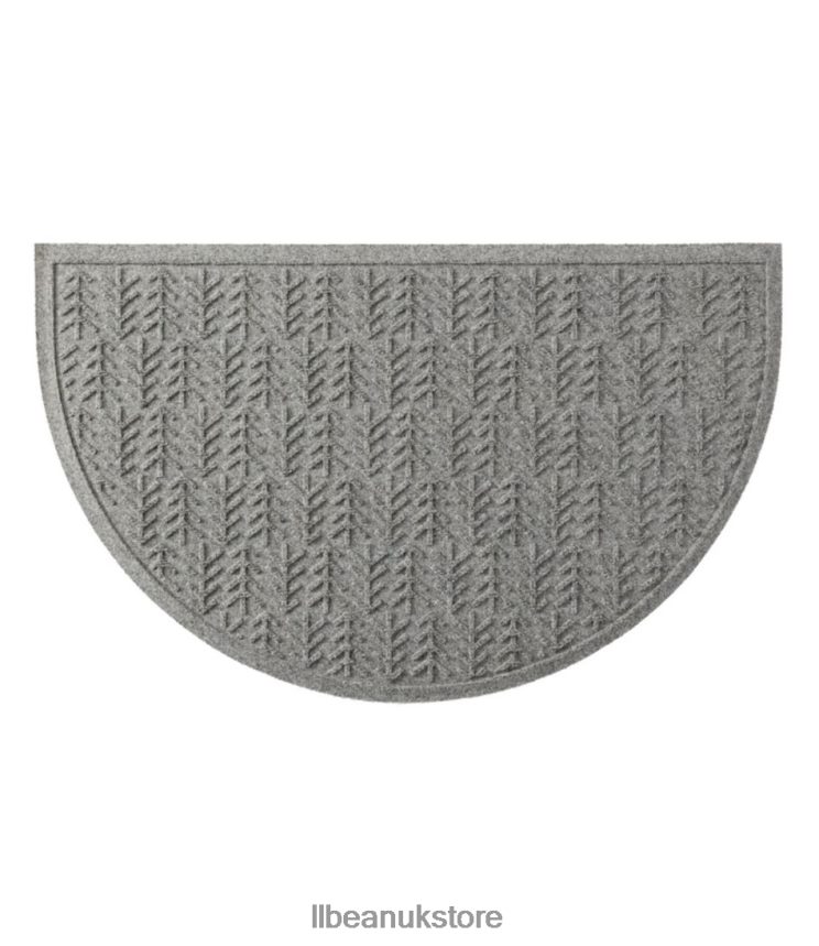 Home Goods L.L.Bean Everyspace Recycled Waterhog Doormat Crescent Trees Medium Gray Unisex 0VRR667330