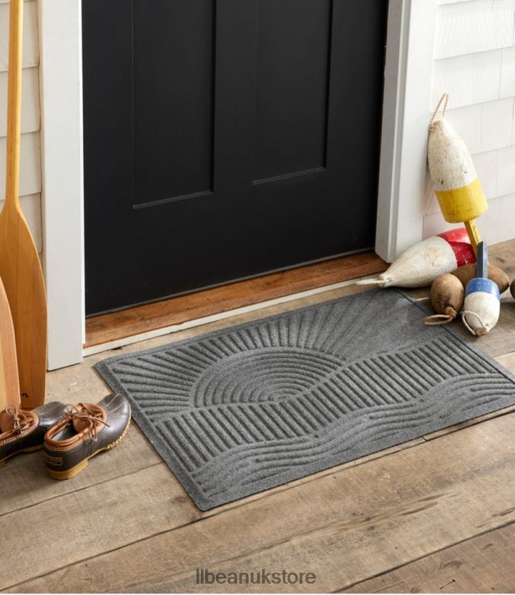 Home Goods L.L.Bean Everyspace Recycled Waterhog Doormat Sunrise Medium Gray Unisex 0VRR666302