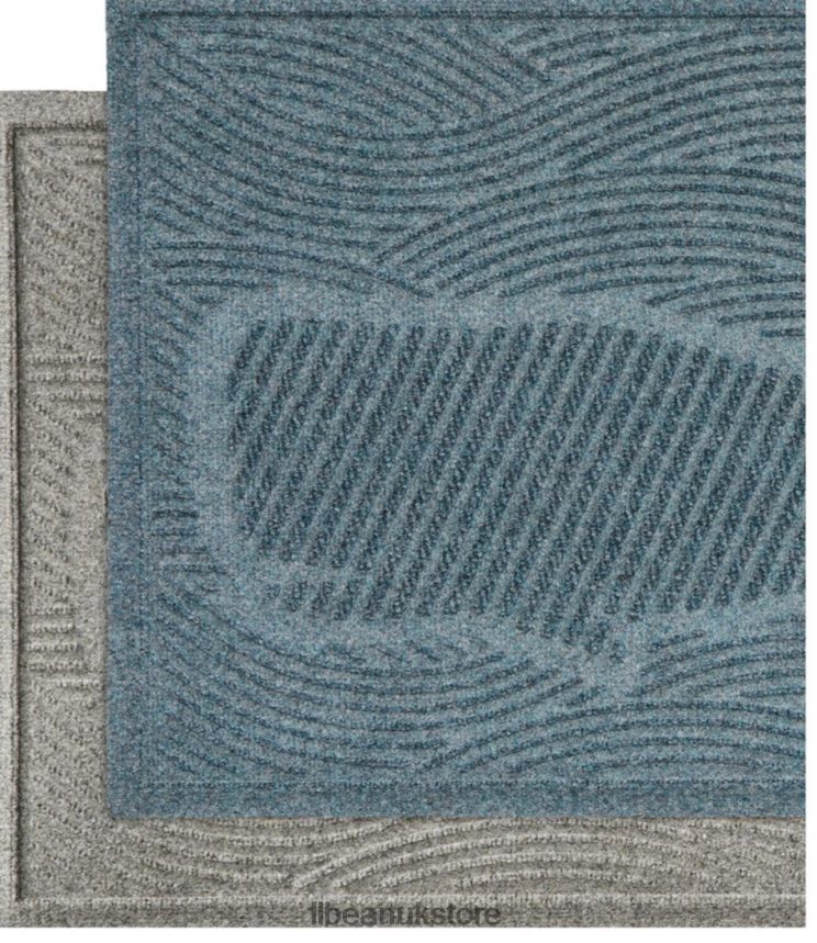 Home Goods L.L.Bean Everyspace Recycled Waterhog Doormat Swimming Whale Medium Gray Unisex 0VRR664398