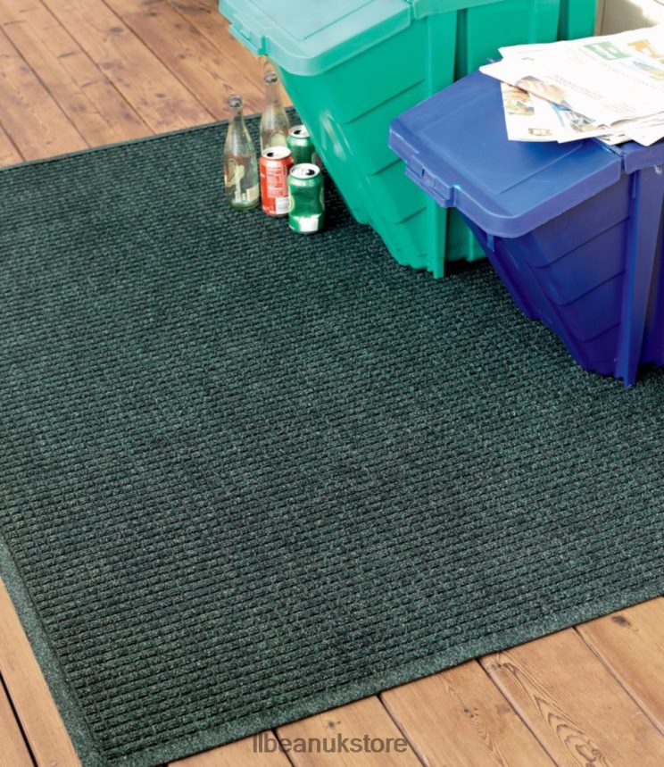 Home Goods L.L.Bean Everyspace Recycled Waterhog Mat Evergreen Unisex 0VRR665587