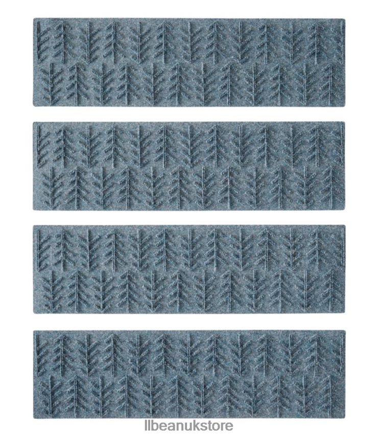 Home Goods L.L.Bean Everyspace Recycled Waterhog Mat Set of Four Bluestone Unisex 0VRR667157