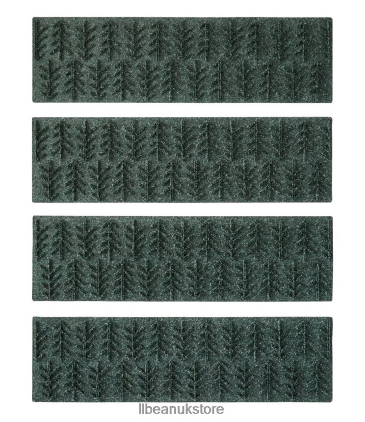 Home Goods L.L.Bean Everyspace Recycled Waterhog Mat Set of Four Evergreen Unisex 0VRR665582