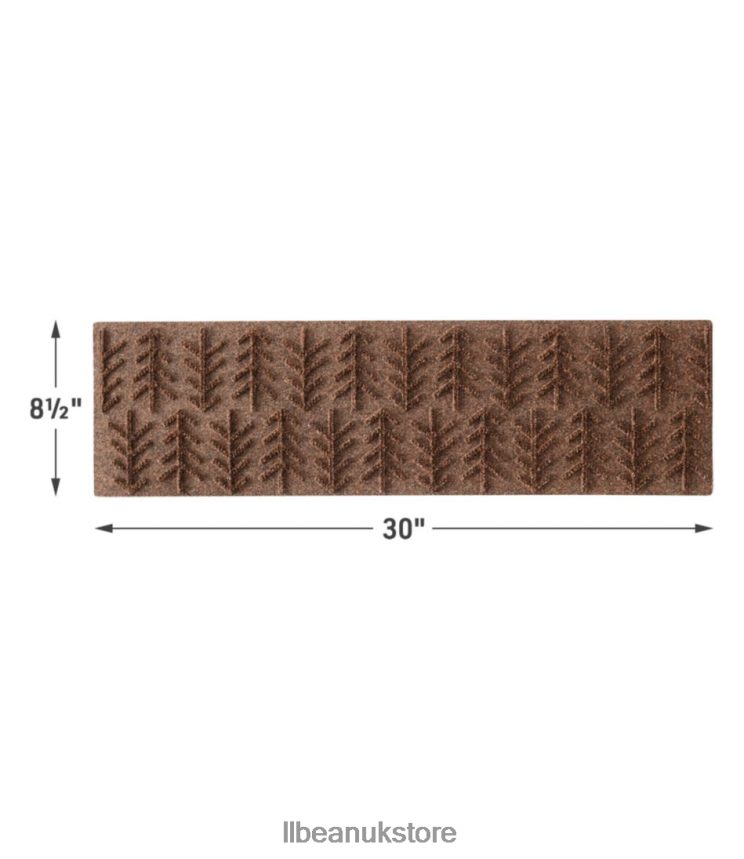 Home Goods L.L.Bean Everyspace Recycled Waterhog Mat Set of Four Evergreen Unisex 0VRR665582