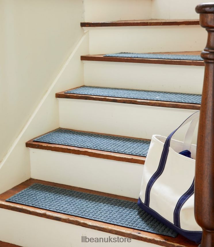 Home Goods L.L.Bean Everyspace Recycled Waterhog Mat Stair Treads Set of Four Cranberry Unisex 0VRR666800