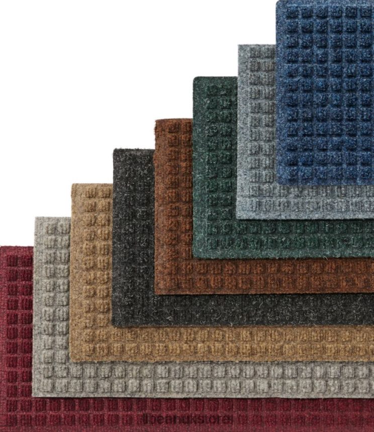 Home Goods L.L.Bean Everyspace Recycled Waterhog Mat Stair Treads Set of Four Evergreen Unisex 0VRR665515