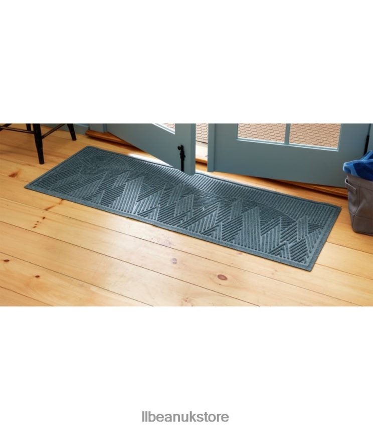 Home Goods L.L.Bean Everyspace Recycled Waterhog Runner Mountain Scene Evergreen Unisex 0VRR664441
