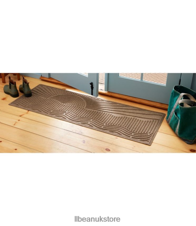 Home Goods L.L.Bean Everyspace Recycled Waterhog Runner Sunrise Medium Gray Unisex 0VRR666338