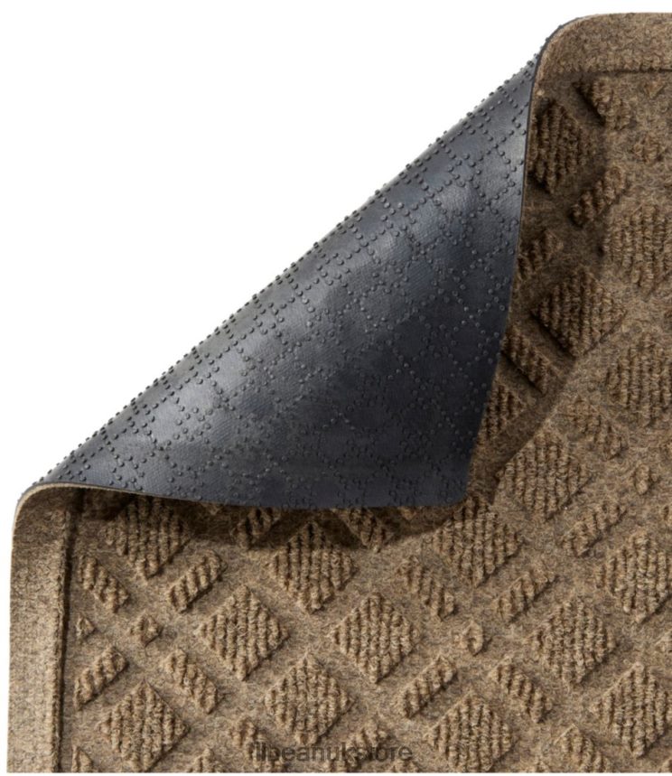 Home Goods L.L.Bean Heavyweight Recycled Waterhog Mat Runner Plaid Medium Gray Unisex 0VRR666351