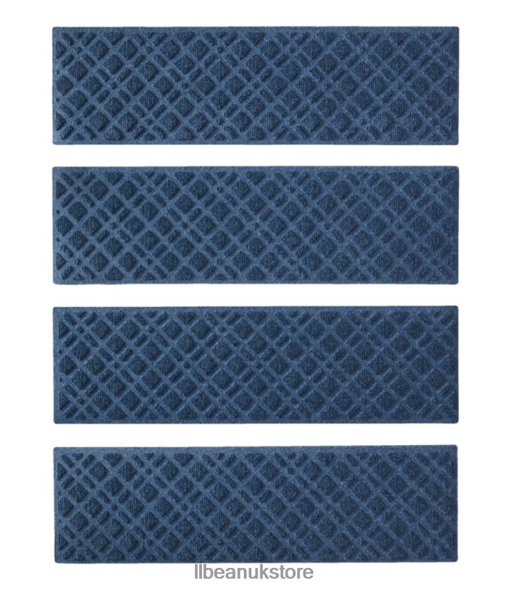 Home Goods L.L.Bean Heavyweight Waterhog Mat Set of Four Moonlight Blue Unisex 0VRR662714