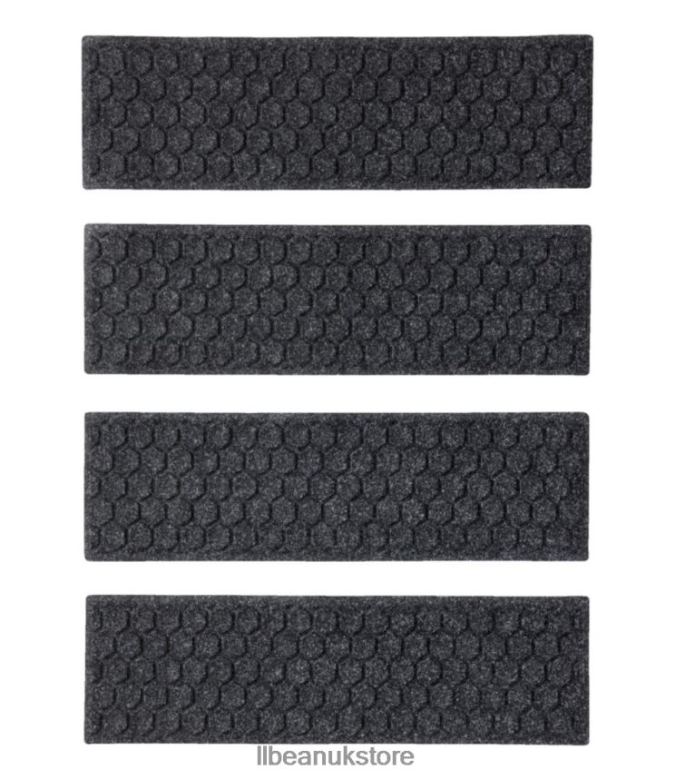 Home Goods L.L.Bean Washable Waterhog Mat Set of Four Charcoal Unisex 0VRR664457