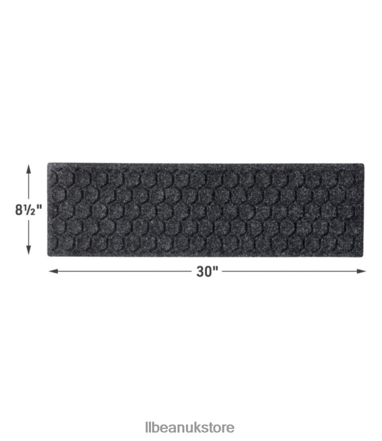 Home Goods L.L.Bean Washable Waterhog Mat Set of Four Dark Brown Unisex 0VRR666362